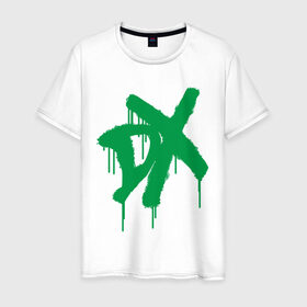 Мужская футболка хлопок с принтом D-Generation X (2) в Курске, 100% хлопок | прямой крой, круглый вырез горловины, длина до линии бедер, слегка спущенное плечо. | джон сина