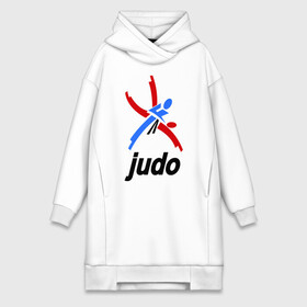 Платье-худи хлопок с принтом Дзюдо   Judo эмблема в Курске,  |  | дзюдо