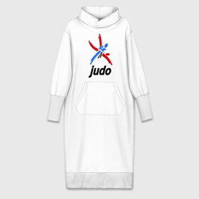 Платье удлиненное хлопок с принтом Дзюдо   Judo эмблема в Курске,  |  | дзюдо