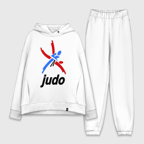Женский костюм хлопок Oversize с принтом Дзюдо   Judo эмблема в Курске,  |  | дзюдо