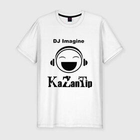 Мужская футболка премиум с принтом DJ KaZanTip в Курске, 92% хлопок, 8% лайкра | приталенный силуэт, круглый вырез ворота, длина до линии бедра, короткий рукав | dj | kazantip | диджей | ибица | казан | казантип | клуб | наушники