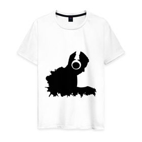 Мужская футболка хлопок с принтом Ди-джей в Курске, 100% хлопок | прямой крой, круглый вырез горловины, длина до линии бедер, слегка спущенное плечо. | 