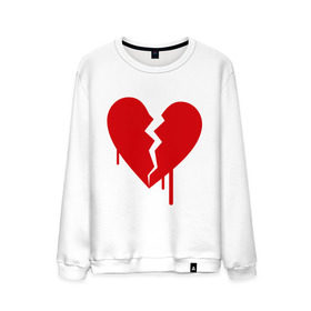 Мужской свитшот хлопок с принтом Разбитое сердце (2) в Курске, 100% хлопок |  | любовь | отношения | разбитое | расставание | сердце | чувства