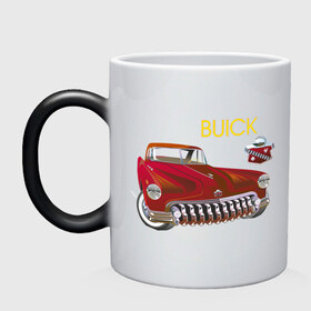Кружка хамелеон с принтом Buick в Курске, керамика | меняет цвет при нагревании, емкость 330 мл | 