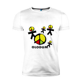 Мужская футболка премиум с принтом Olodum(1) в Курске, 92% хлопок, 8% лайкра | приталенный силуэт, круглый вырез ворота, длина до линии бедра, короткий рукав | Тематика изображения на принте: бразилия