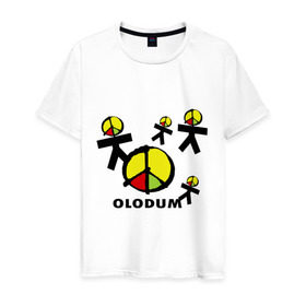 Мужская футболка хлопок с принтом Olodum(1) в Курске, 100% хлопок | прямой крой, круглый вырез горловины, длина до линии бедер, слегка спущенное плечо. | бразилия