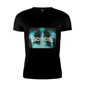 Мужская футболка премиум с принтом Scrubs (Клиника) в Курске, 92% хлопок, 8% лайкра | приталенный силуэт, круглый вырез ворота, длина до линии бедра, короткий рукав | scrubs | клиника