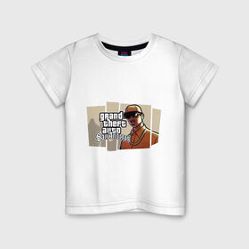 Детская футболка хлопок с принтом Grand Theft Auto San Andreas (6) в Курске, 100% хлопок | круглый вырез горловины, полуприлегающий силуэт, длина до линии бедер | Тематика изображения на принте: grand theft auto | gta | san andreas | гта | сан андрес