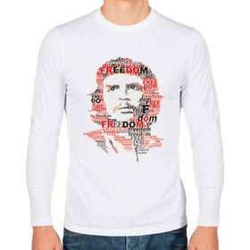 Мужской лонгслив хлопок с принтом Che Guevara (3) в Курске, 100% хлопок |  | Тематика изображения на принте: гевара | куба | революция | свобода | че