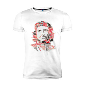 Мужская футболка премиум с принтом Che Guevara (3) в Курске, 92% хлопок, 8% лайкра | приталенный силуэт, круглый вырез ворота, длина до линии бедра, короткий рукав | гевара | куба | революция | свобода | че