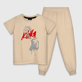 Детская пижама хлопок с принтом Майкл Джексон - Long live the King в Курске, 100% хлопок |  брюки и футболка прямого кроя, без карманов, на брюках мягкая резинка на поясе и по низу штанин
 | michael jackson | pop | долгая жизнь королю | майкл джексон | поп
