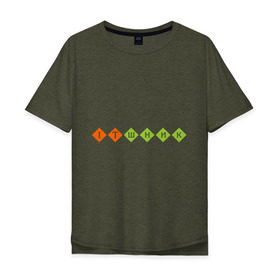 Мужская футболка хлопок Oversize с принтом ITшник в Курске, 100% хлопок | свободный крой, круглый ворот, “спинка” длиннее передней части | it | админу | айти | айтишник