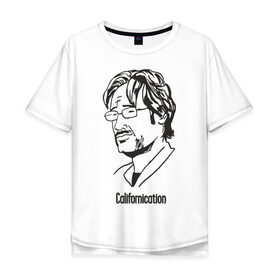 Мужская футболка хлопок Oversize с принтом Californication (Хенк Муди) в Курске, 100% хлопок | свободный крой, круглый ворот, “спинка” длиннее передней части | californication | блудливая калифорния | духовны