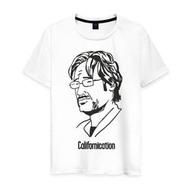 Мужская футболка хлопок с принтом Californication (Хенк Муди) в Курске, 100% хлопок | прямой крой, круглый вырез горловины, длина до линии бедер, слегка спущенное плечо. | californication | блудливая калифорния | духовны