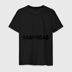 Мужская футболка хлопок с принтом Radiohead (4) в Курске, 100% хлопок | прямой крой, круглый вырез горловины, длина до линии бедер, слегка спущенное плечо. | Тематика изображения на принте: 