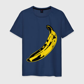 Мужская футболка хлопок с принтом Банан в Курске, 100% хлопок | прямой крой, круглый вырез горловины, длина до линии бедер, слегка спущенное плечо. | banana