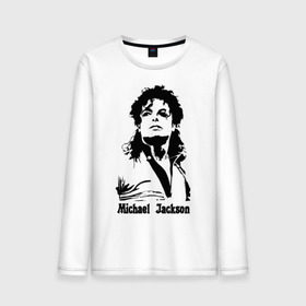 Мужской лонгслив хлопок с принтом Michael Jackson в Курске, 100% хлопок |  | Тематика изображения на принте: jackson | michael | pop | джексон | майкл | майкл джексон | поп
