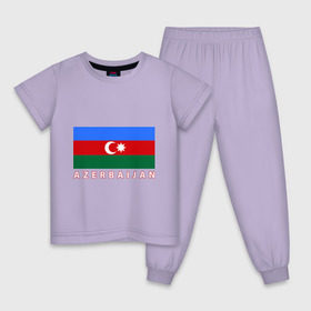 Детская пижама хлопок с принтом Азербайджан в Курске, 100% хлопок |  брюки и футболка прямого кроя, без карманов, на брюках мягкая резинка на поясе и по низу штанин
 | azerbaijan | azerbaijan map | jan jan azerbaijan
азербайджан | map | азербайджанец | карта азербайджана