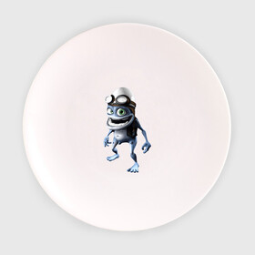 Тарелка с принтом Crazy frog в Курске, фарфор | диаметр - 210 мм
диаметр для нанесения принта - 120 мм | crazy frog | крейзи фрог | крэйзи фрог | лягушка