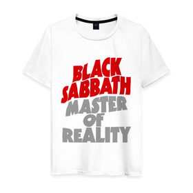 Мужская футболка хлопок с принтом Black Sabbath. Master of reality в Курске, 100% хлопок | прямой крой, круглый вырез горловины, длина до линии бедер, слегка спущенное плечо. | heavy metal | metal | muse | rock | trash metal | альтернатива | квартет | лица | метал | рок | рок группа | рок группы | трэш метал | хеви метал