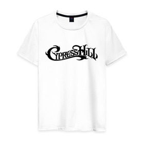 Мужская футболка хлопок с принтом Cypress Hill в Курске, 100% хлопок | прямой крой, круглый вырез горловины, длина до линии бедер, слегка спущенное плечо. | Тематика изображения на принте: gangsta | gansta | hip | hip hop | hop | rap | рэп | рэпчина | хип | хип хоп | хипхоп | хоп