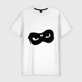 Мужская футболка премиум с принтом RZA mask Wu-Tang Clan в Курске, 92% хлопок, 8% лайкра | приталенный силуэт, круглый вырез ворота, длина до линии бедра, короткий рукав | gangsta | gansta | hip | hip hop | hop | rap | рэп | рэпчина | хип | хип хоп | хипхоп | хоп