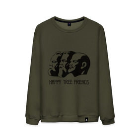Мужской свитшот хлопок с принтом Happy Tree Friends (2) в Курске, 100% хлопок |  | friends | happy | happy tree friends | lenin | tree | ussr | ленин | ссср | три друга