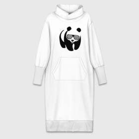 Платье удлиненное хлопок с принтом Панда в очках жалюзи в Курске,  |  | панда