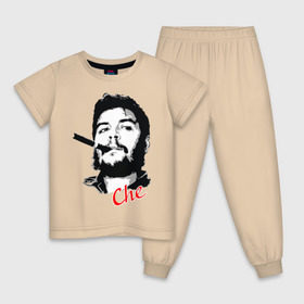 Детская пижама хлопок с принтом Че Гевара с сигарой в Курске, 100% хлопок |  брюки и футболка прямого кроя, без карманов, на брюках мягкая резинка на поясе и по низу штанин
 | Тематика изображения на принте: che | guevara | гевара | куба | личность | революция | че