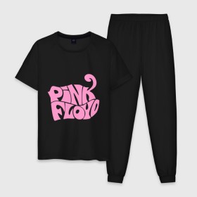 Мужская пижама хлопок с принтом Pink Floyd (2) в Курске, 100% хлопок | брюки и футболка прямого кроя, без карманов, на брюках мягкая резинка на поясе и по низу штанин
 | rock | группа | пинк флойд