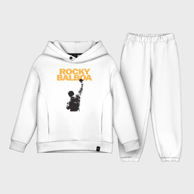 Детский костюм хлопок Oversize с принтом Рокки (Rocky Balboa) в Курске,  |  | Тематика изображения на принте: емельяненко