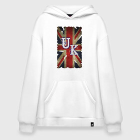 Худи SuperOversize хлопок с принтом United Kingdom в Курске, 70% хлопок, 30% полиэстер, мягкий начес внутри | карман-кенгуру, эластичная резинка на манжетах и по нижней кромке, двухслойный капюшон
 | britain | great | great britain | kingdom | uk | united | united kingdom | united kingdombritan | англия | британия | великобритания | королевство