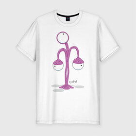 Мужская футболка премиум с принтом Пришелец - Ebb в Курске, 92% хлопок, 8% лайкра | приталенный силуэт, круглый вырез ворота, длина до линии бедра, короткий рукав | инопланетянин | летающая тарелка | монстр | нло | пришелец | пришельцы | чудище