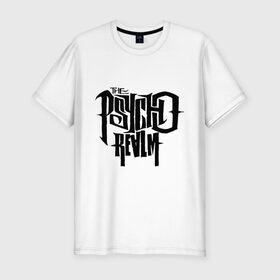 Мужская футболка премиум с принтом The Psycho Realm в Курске, 92% хлопок, 8% лайкра | приталенный силуэт, круглый вырез ворота, длина до линии бедра, короткий рукав | gangsta | gansta | hip | hip hop | hop | rap | реп | рэп | рэпчина | хип | хип хоп | хоп