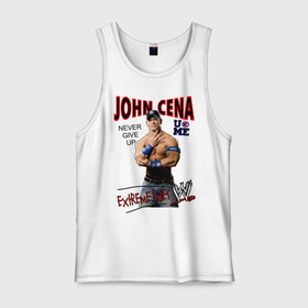 Мужская майка хлопок с принтом John Cena Extreme Rules в Курске, 100% хлопок |  | Тематика изображения на принте: wwe | бои без правил | джон сина