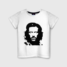 Детская футболка хлопок с принтом Che House в Курске, 100% хлопок | круглый вырез горловины, полуприлегающий силуэт, длина до линии бедер | house | house md | доктор хауз | доктор хаус | хауз | хаус | хью лори