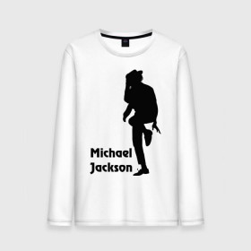 Мужской лонгслив хлопок с принтом Michael Jackson (15) в Курске, 100% хлопок |  | michael jackson | pop | король | легенда | майкл джексон | поп | силуэт