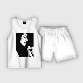 Детская пижама с шортами хлопок с принтом Michael Jackson (14) в Курске,  |  | michael jackson | pop | король | легенда | майкл джексон | майкл джексонпортрет | поп