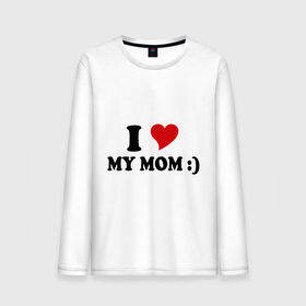 Мужской лонгслив хлопок с принтом I love my mom в Курске, 100% хлопок |  | i love | дети | для мамы | любимая мама | мама | маме | мамочка | мамуля | ребенок | родители | сердечко | сердце | я люблю маму