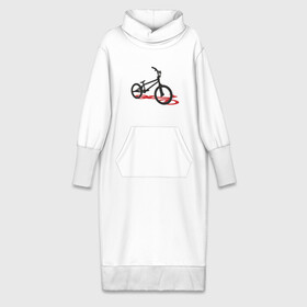 Платье удлиненное хлопок с принтом BMX 1 в Курске,  |  | bmx | велик | вело | велогонки | велорейсинг | велосипед | спортивный велосипед | фрирайд | эктрим