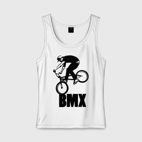 Женская майка хлопок с принтом BMX 3 в Курске, 95% хлопок, 5% эластан |  | bmx | free style | бмэкс | велик | вело | велосипедист | фристайл | экстрим | экстримальный