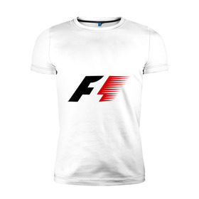 Мужская футболка премиум с принтом Formula 1 в Курске, 92% хлопок, 8% лайкра | приталенный силуэт, круглый вырез ворота, длина до линии бедра, короткий рукав | формула 1