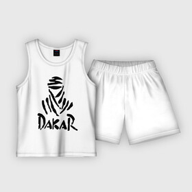Детская пижама с шортами хлопок с принтом Rally Dakar в Курске,  |  | Тематика изображения на принте: rally dakar | авто | авто2012 | автогонки | гонки | ралли | ралли дакар