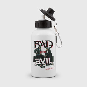 Бутылка спортивная с принтом Bad Meets Evil(1) в Курске, металл | емкость — 500 мл, в комплекте две пластиковые крышки и карабин для крепления | 