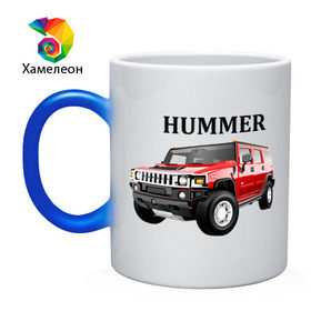 Кружка хамелеон с принтом Hummer в Курске, керамика | меняет цвет при нагревании, емкость 330 мл | humer | hummer | авто | автобренды | автомобиль | машинки | машины | мерседес | тачки | хамер | хаммер