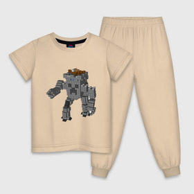 Детская пижама хлопок с принтом Minecraft robo в Курске, 100% хлопок |  брюки и футболка прямого кроя, без карманов, на брюках мягкая резинка на поясе и по низу штанин
 | крипер