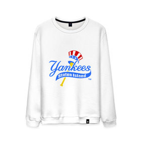 Мужской свитшот хлопок с принтом NY Yankees byta в Курске, 100% хлопок |  | baseball | major league basebal | mlb | ny | staten island | yankees | америка | бейсбол | бита | главная лига бейсбола | нью йорк янкиз | статен айленд | сша | янки
