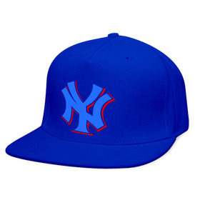 Кепка снепбек с прямым козырьком с принтом NY Yankees blue (3) в Курске, хлопок 100% |  | baseball | major league basebal | new era | ny | yankees | америка | бейсбол | бита | главная лига бейсбола | нью йорк янкиз | статен айленд | сша | янки