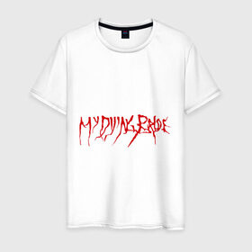 Мужская футболка хлопок с принтом My Dying Bride logo в Курске, 100% хлопок | прямой крой, круглый вырез горловины, длина до линии бедер, слегка спущенное плечо. | bandmy | metal