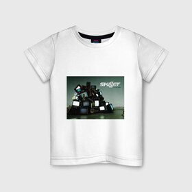 Детская футболка хлопок с принтом Skillet comatose в Курске, 100% хлопок | круглый вырез горловины, полуприлегающий силуэт, длина до линии бедер | skillet | альтернативный рок | рок | рок группа | рок группы | симфонический рок | христианский рок